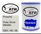 Preview: Porsche, Polar Silver Metallic, 92M / A8 / 58: 500ml Lackdose, von ATW Autoteile West.